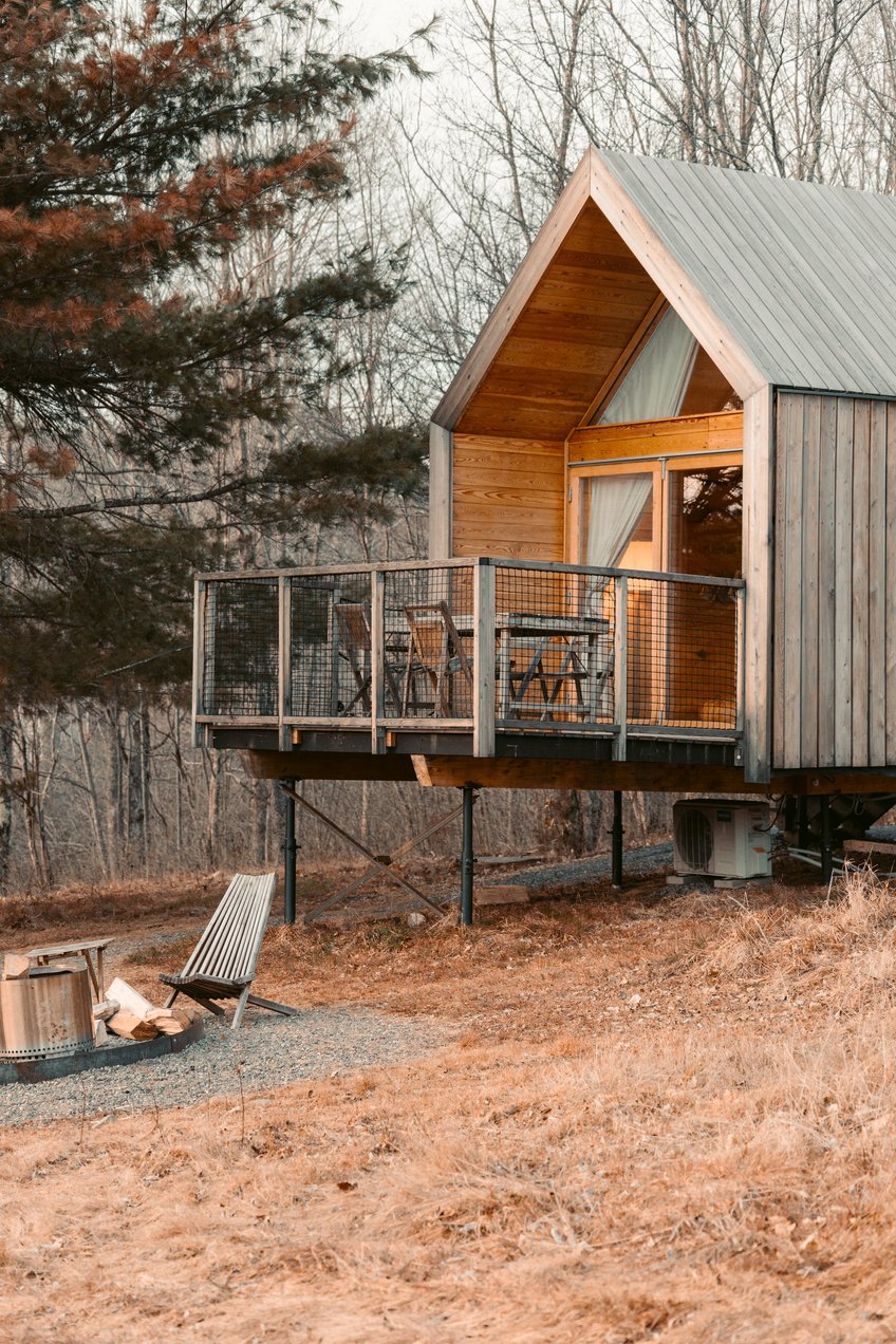 Brown Wooden House Near Trees